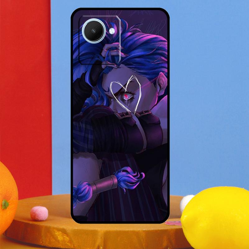 Anime Arcane Jinx For Realme 12 9 10 11 Pro Plus C67 C55 C53 C51 C35 C33 C30 C25s C21Y C31 GT5 GT Neo 6 Case