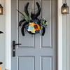 Halloween Simulated Spider Home Garden Wall Hanging Decorative Silk Flowers For Front Door Party Decoration