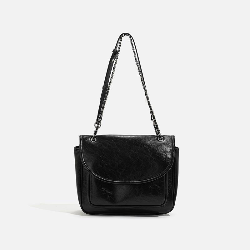 

Elegant handbag messenger bag 2025 autumn and winter new model single shoulder chain underarm bag fashionable commuter crossbody small square bag