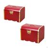 Jewelry Storage Chest, Keepsake Box, Vintage Kids Piggy Bank, Treasure Chest for Adults,