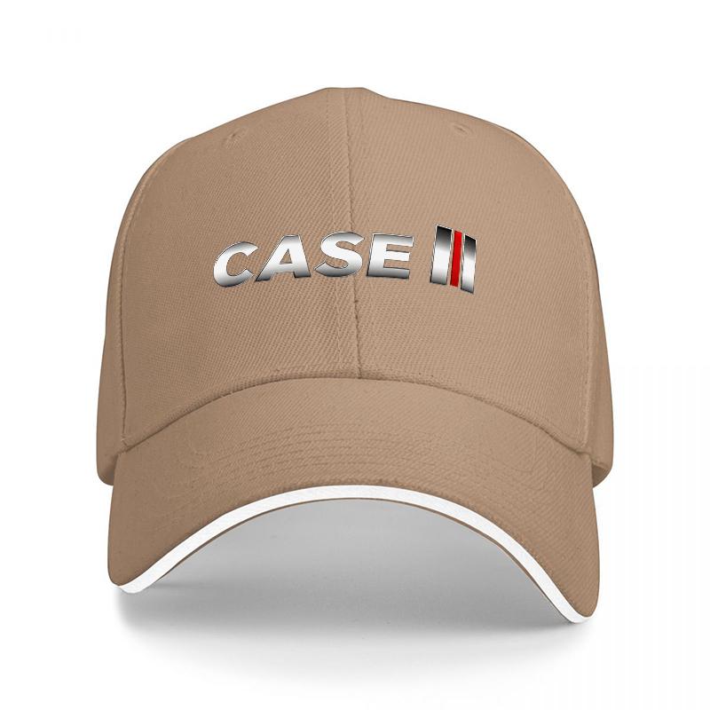 CASE IH Logo Baseball Cap Black Adjustable Hat for Farming Enthusiasts and Agricultural EquipUnisext Fans Stylish Outdoor Wear