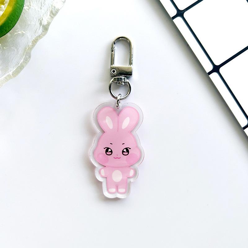 10CM Pop-up Store Doll Keychain ANITEEZ Cartoon Cute Plush Pendant Keyring Bag Accessories Kpop Yunho Yeosang Fans Gifts