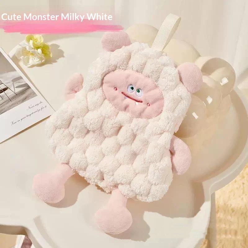 Cotton Hand Towels Skin-friendly Highly Absorbent Quick Drying Gentle Towels for Kids Bathroom Kitchen Use белый