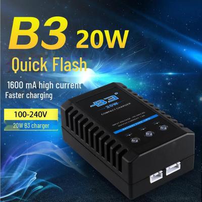 B3 20W Charger for 7.4V/11.1V Model Aircraft & Fixed-Wing Drone Lithium Batteries
