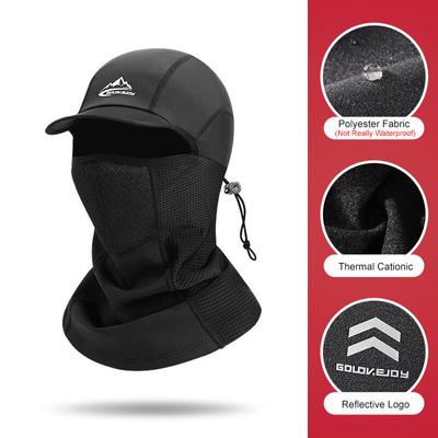 Vetruodolná maska ​​​​na tvár Ski Balaclava Peaked Cap Zimná termálna cyklistická čiapka