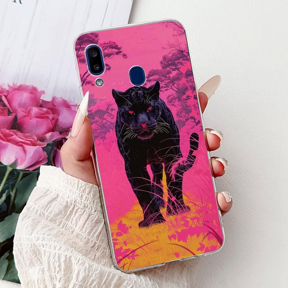 For Samsung Galaxy A10 A20 A30 Case A105F A205F A305F Cute Fashion Painted Cover Soft Silicone Case For Samsung A20 A 10 30 Bags