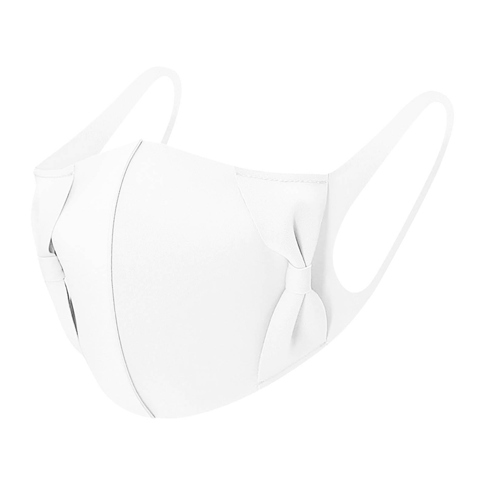 

(проектор)Летняя оздоровительная велосипедная шелковая маска для рта и лица, респиратор для мужчин и женщин One Size белый