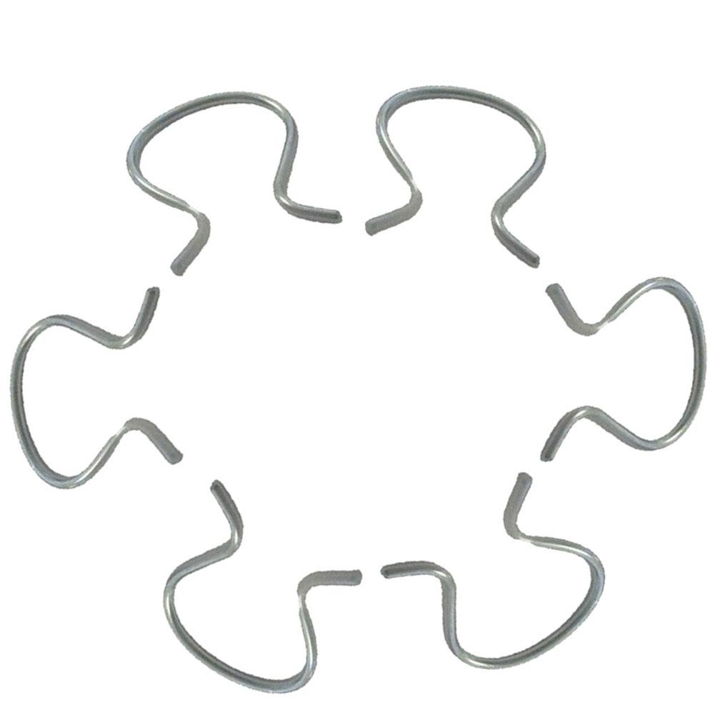 Left Horseshoe Clips Plastic Right Sliver Zinc Plated 2288