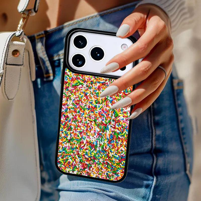 Spotty Sprinkle Aesthetic Phone Case For iPhone 17 Air 14 15 13 12 Max Cover For Apple 16e 11 Pro Max Plus Coque