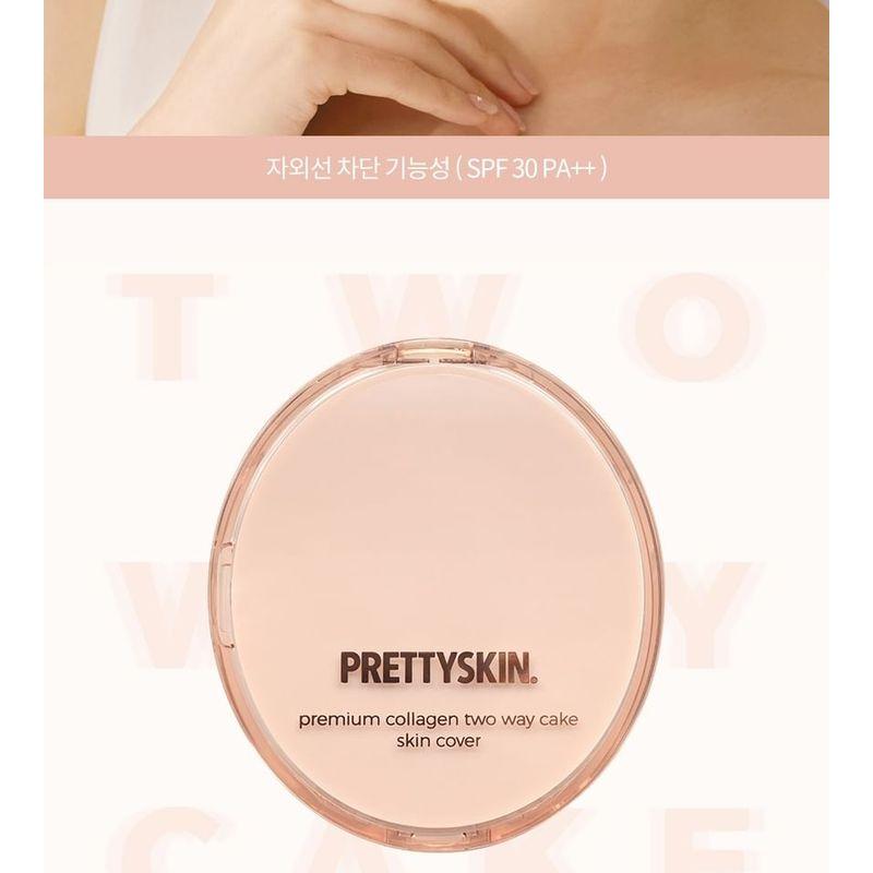 Pretty skin - Premium Collagen Two Way Cake Set - 2 Types