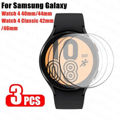 3Pcs Tempered Glass Film For Samsung Galaxy Watch 6 Pro 45mm Galaxy Watch 6 Classic 43mm 47mm HD Clear Full Screen Protector Film