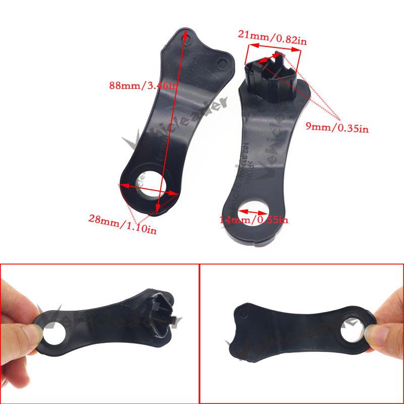 Auto Front Scheinwerfer Scheinwerfer Reparatur Kit Halterung Clip Für BMW 5 Series E60 E61 63126949634 63126949633 63126941478 63126942478