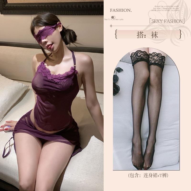 Sex underwear pure lust q underwear abstinence system free qqny open crotch hip skirt sexy cos pajamas uniform