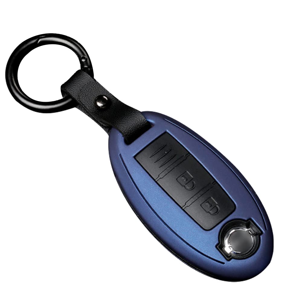 

Стильный ключ-карта Nissan, ключ, индивидуальный дизайн для Nissan A, чехол, держатель, крышка, (Ключ Синий)