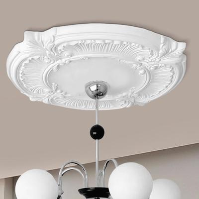 Split Medallion for Ceiling Light Ceiling Light Split Cover Plate Tight Fit Lamp Shade Trim for School Study Living Room Library