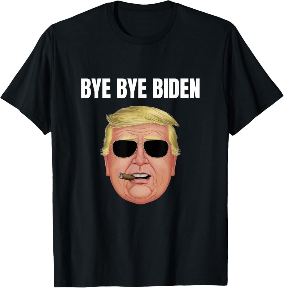 bye bye biden trump cigar T-Shirt Unisex T-Shirt L