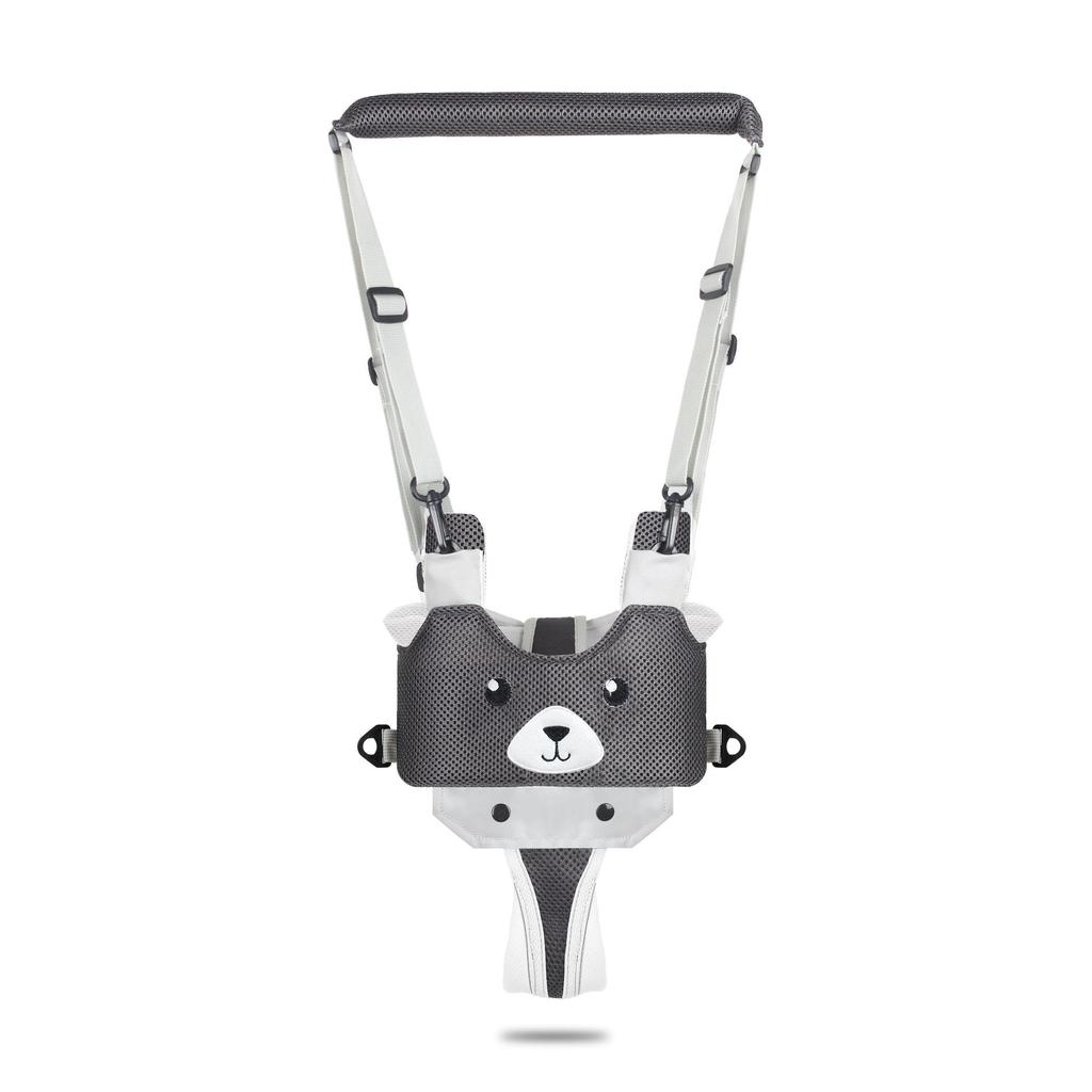 Baby Walker Mesh Breathable Bear Style, Baby Walking Traction Belt & Multifunctional Basket