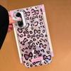 Retro Pink Leopard Glacier Texture Phone Case for Samsung Galaxy A55 A56 A36 A26 A16 A53 A06 A14 A24 A34 A54 A15 A25 A35 Cover