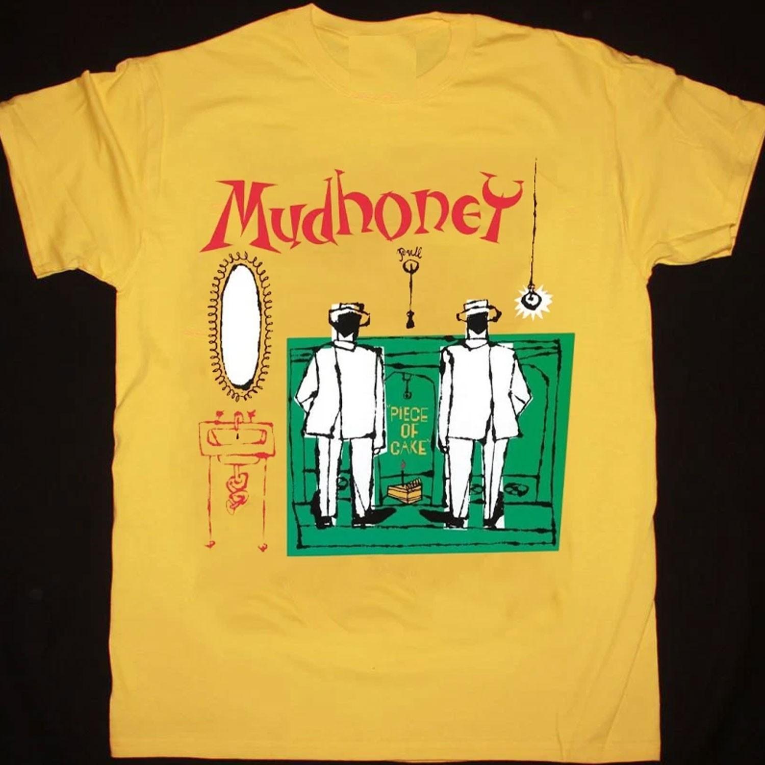 SALE Mudhoney Piece of Cake 2002 Gift For Fan Yellow All Size S