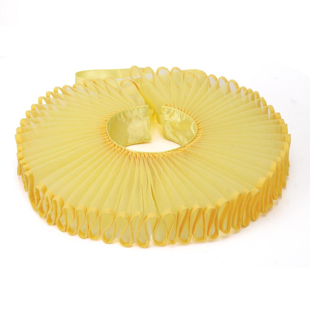 Aristocratic Literary Fake Ruff Collar - Colorful Retro Exaggerated Portrait Prop