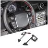ABS Carbon Fiber Steering Wheel Button Cover Trim For Range Rover Sport 10-2013