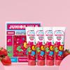 VUCA Junior Mild High-Fluoride Vegan Toothpaste Strawberry Flavor 110g Pack of 4