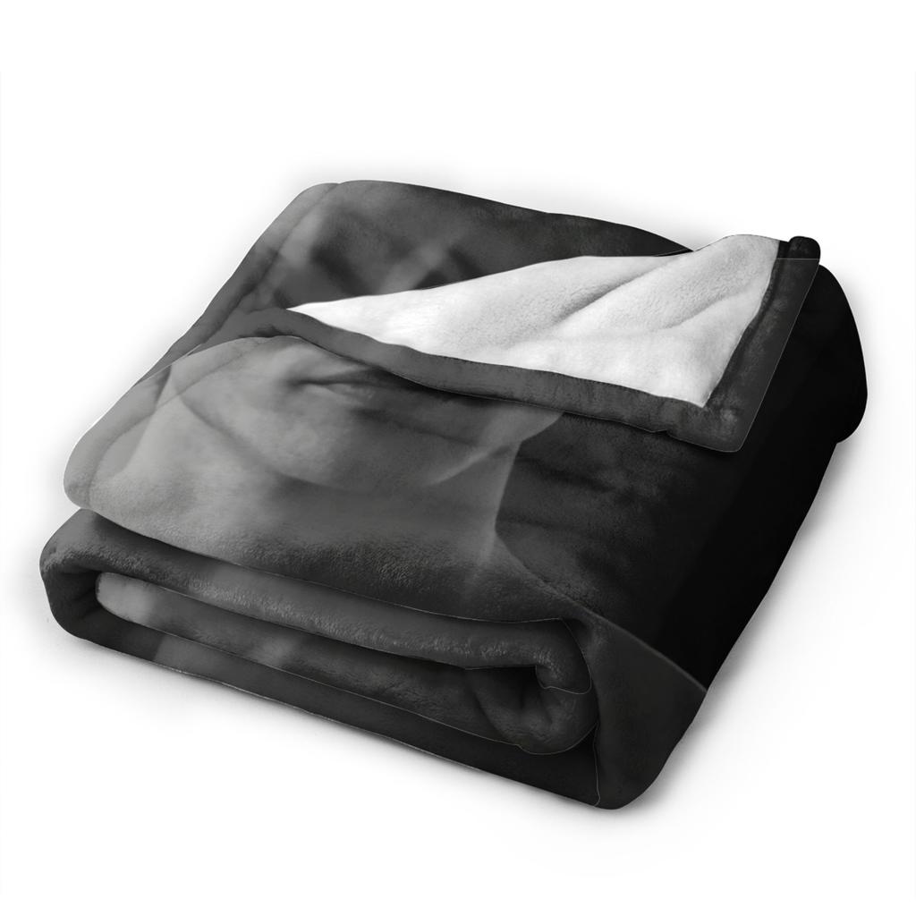 The Vampire Diaries Damon Salvatore TV Series Blanket Quality Soft Warm Throw Blanket Autumn Travel Home Decor Graphic Bedspread