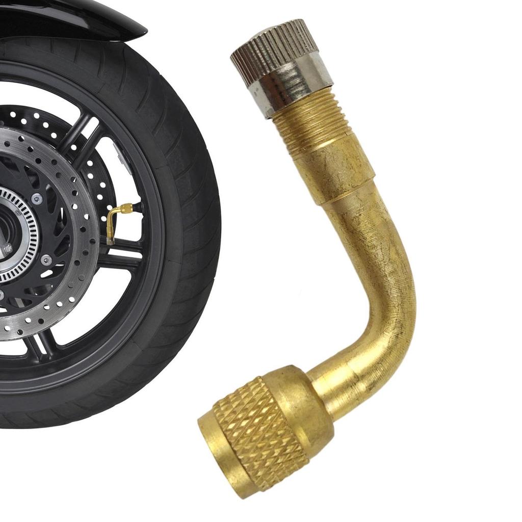 Car Wheel Valve Adapter with 45/90/135 Degree Bend Bike Tire Extension Valves for Motorcycles