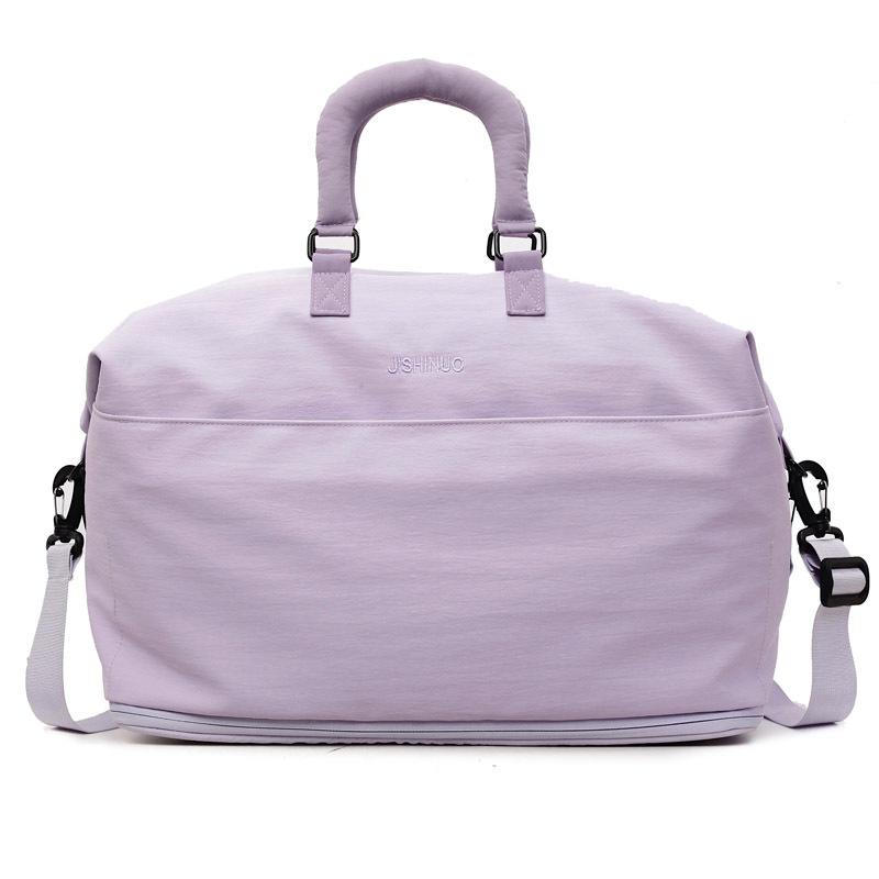 Expandable large-capacity travel bag women's short-distance fashion hand luggage bag swimming storage bag sports fitness bag men