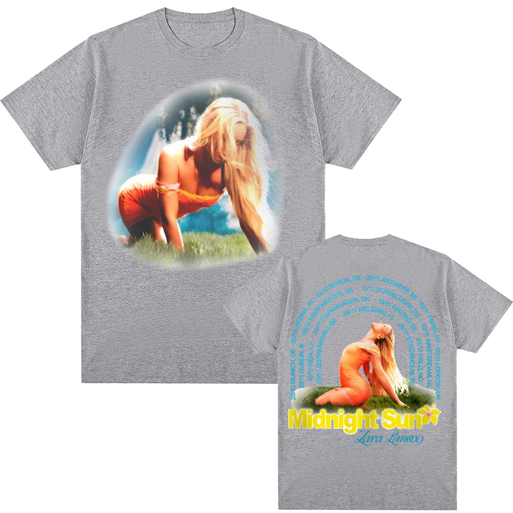 Funny Zara Larsson New Style Arch Photo Tour Tees 100% Cotton Tee-shirt Summer Fashion Comfortable Tees graphic t shirts