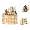 Christmas Wooden Advent Calendar,Traditional,Christmas Decoration Sturdy with 24