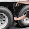 Wheel Chock Stabilizer 2 Sets for RV Travel Trailers with Ratchet Wrench