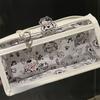 Cartoon Cute Cat Bow Pencil Case Transparent Large Capacity Pen Bags Student Stationery Organizer School Supplies
