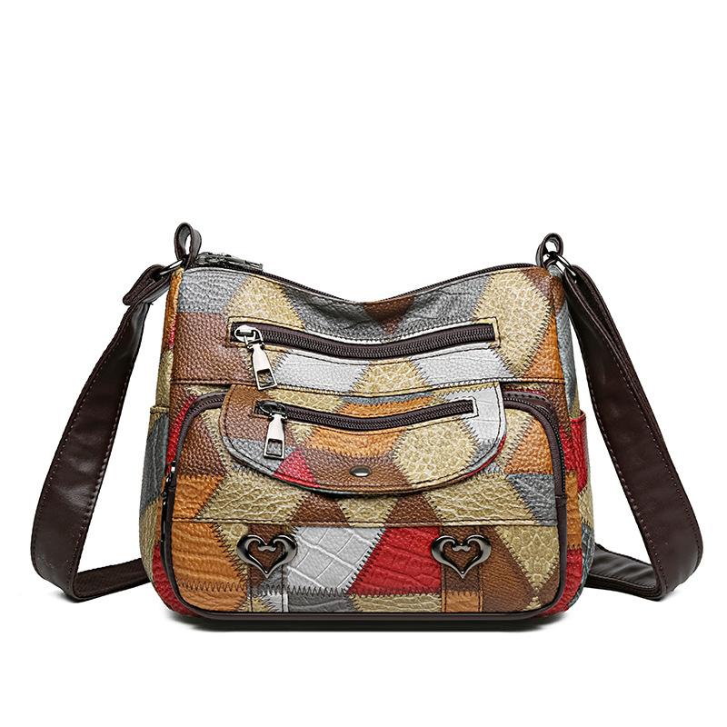 

Женская универсальная одноплечевая сумка кроссбоди в стиле ретро, однотонная