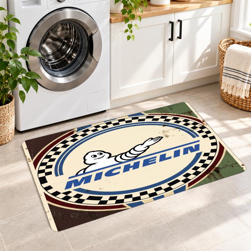 Flannel Kitchen Mat Michelin Soft Area Rug Non Slip Floor Carpet Home Decoration