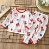 Baby Pajamas Sets Cotton Child Pajamas Toddler Long Sleeve Baby Nightwear Pyjamas Kids Cartoon Homewear Clothes