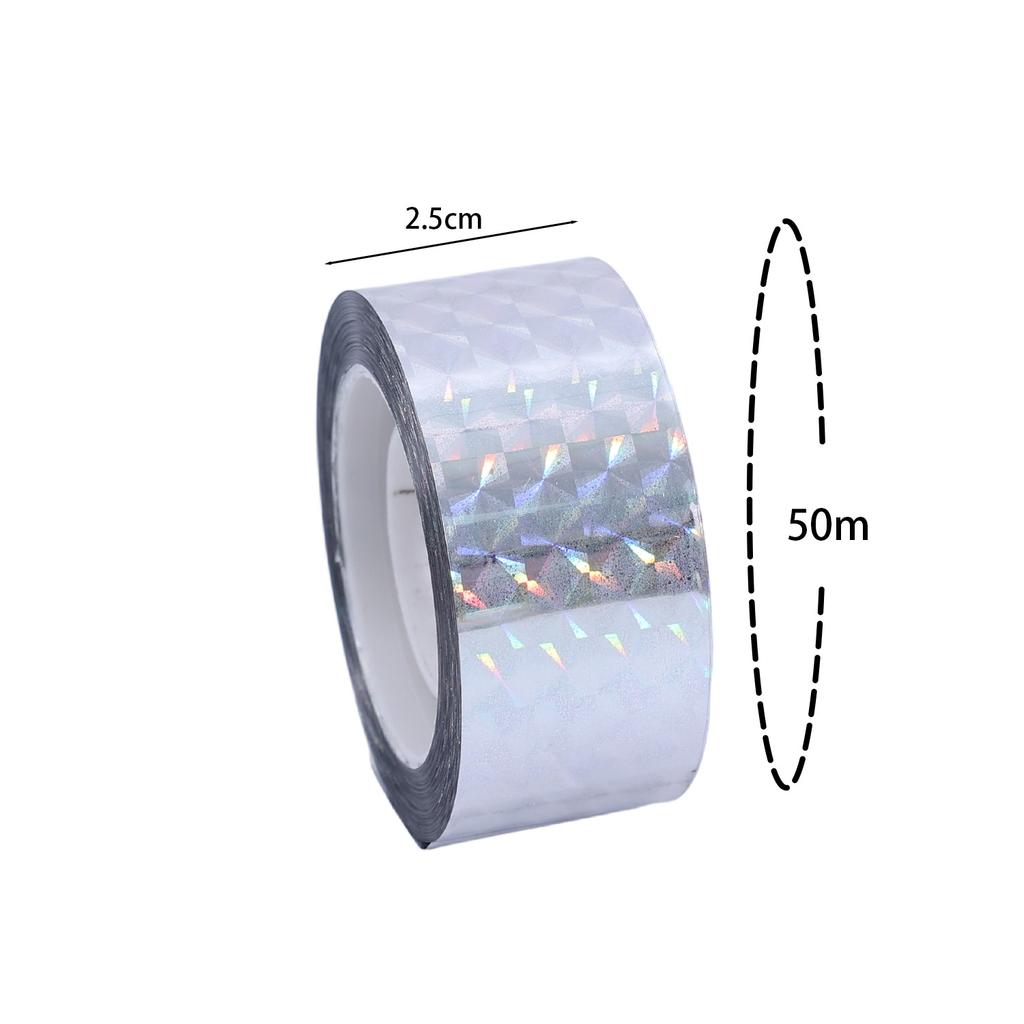 Bird Repellent Scare Tape  Double-sided Laser Pest Control Scarer Birds Repeller Flashing Anti Ribbon Pigeons Crow Keep Away