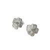 Su Chuang S925 Sterling Silver Floral Stud Earrings - Elegant, Light Luxury Design for Girls