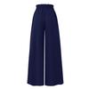 Women's High-waisted Wide-leg Culottes with Elastic Waistband - European and American Summer Style