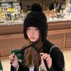 Korean Style Big Head Size Lei Feng Hat for Women Autumn and Winter Plush Warm Ear Protection Knitted Hat Big Face Small Woolen Hat