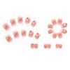 Artificial Nails Pink Short Wear Nails Cute Cherry Nail Stickers Fake Nails