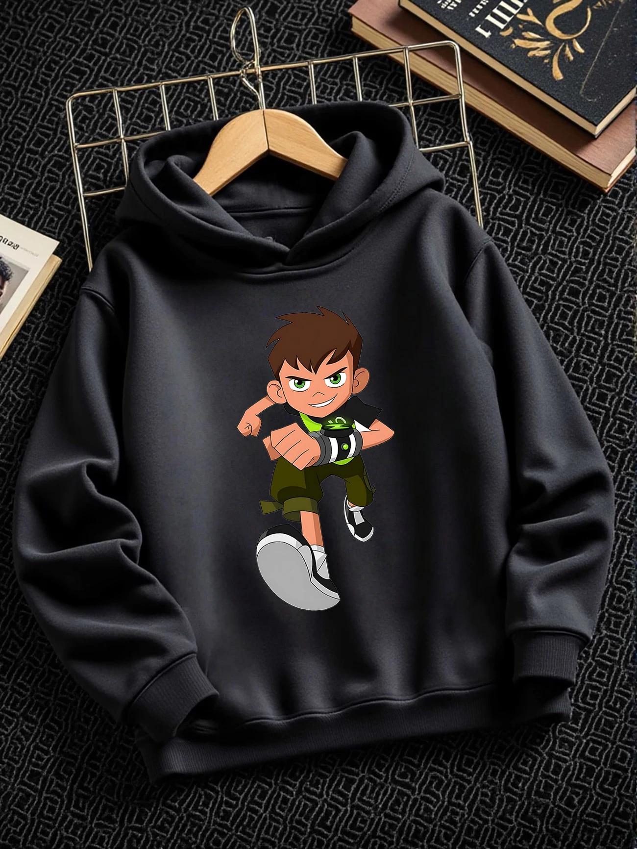 XLR8 Ben 10 Pullover Hoodie Summer Cute Crewneck Casual 3-14 Years 100