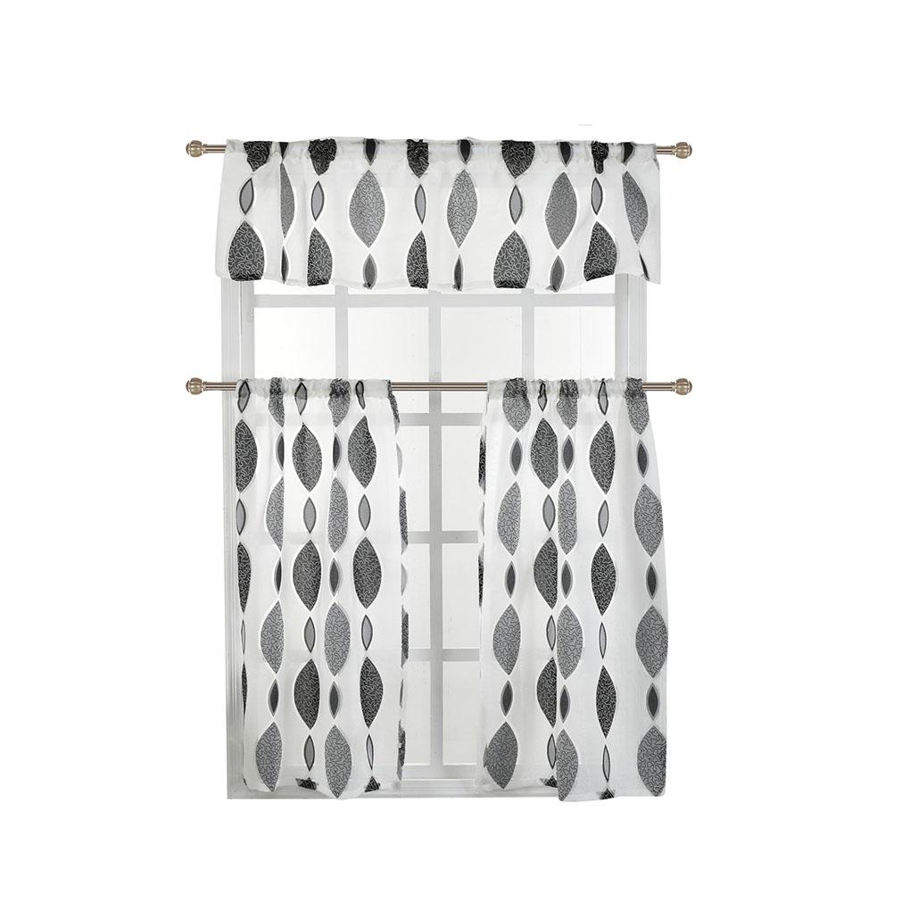 

Circle Bubble Shape Window Screening Curtains Drape Panel Bedroom Sheer Tulle