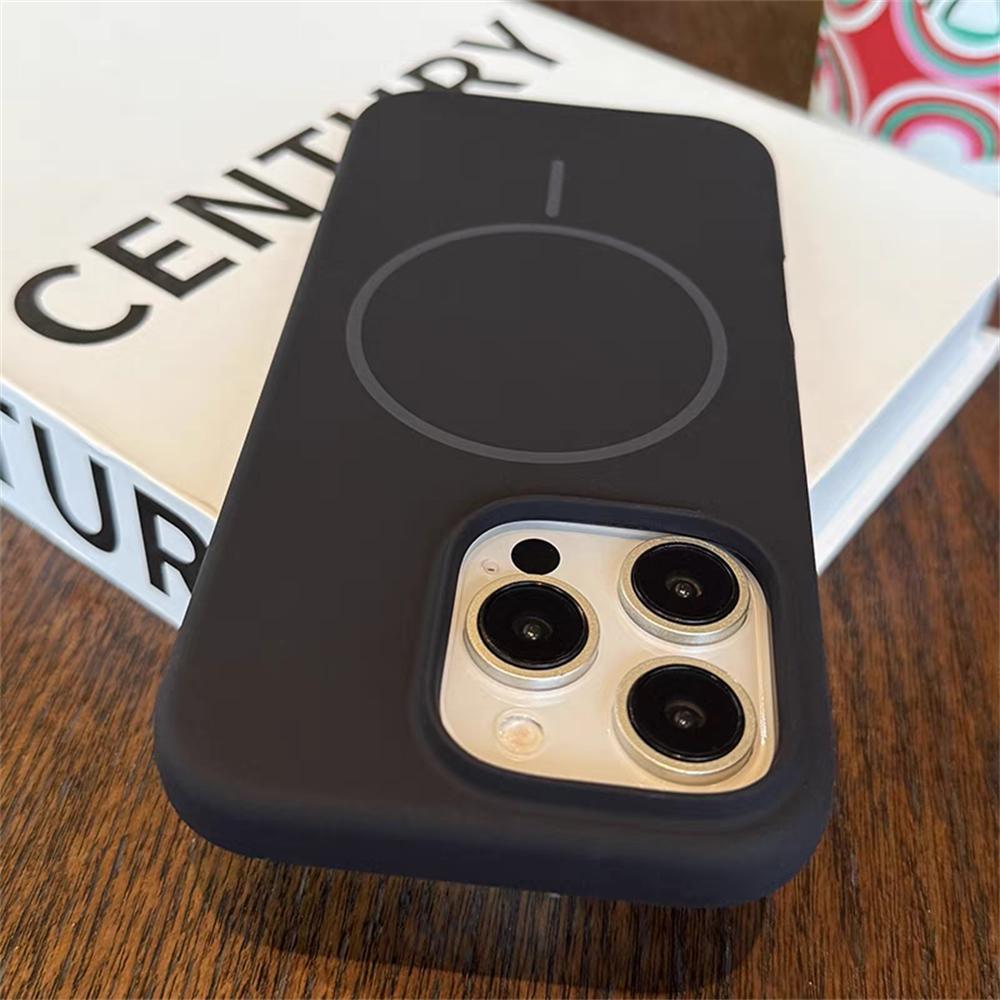Liquid Silicone For Magsafe Case For iPhone 16 15 14 Plus 13 12 11 Pro Max Magnetic Wireless Charging Soft Cover