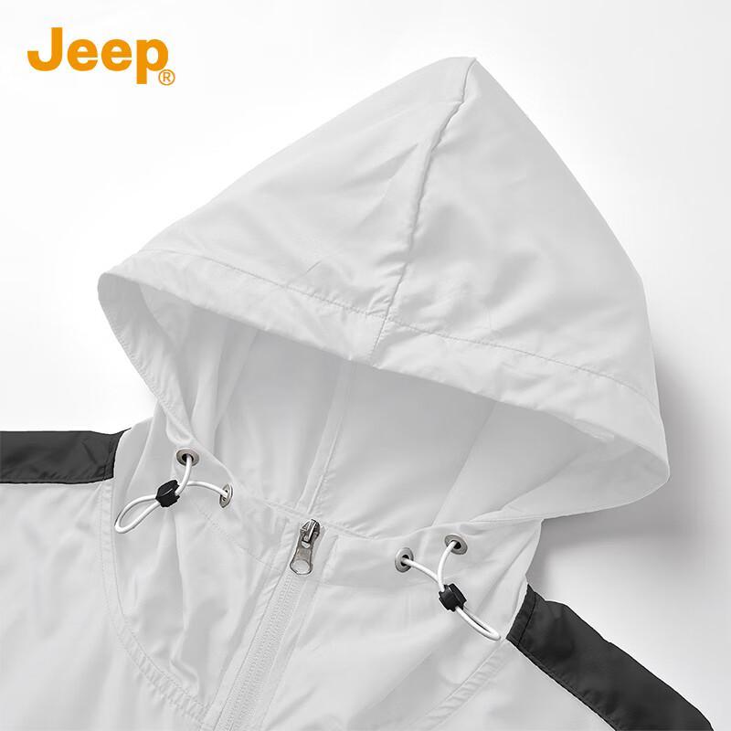 Jeep Herren Kapuzenjacke mit UPF50+ Sonnenschutz