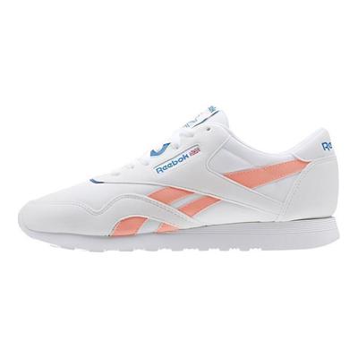 Classic Nylon Comfortable Daily Wear Durable Low-Top Lifestyle Shoes Women Sneakers White Orange CN2966