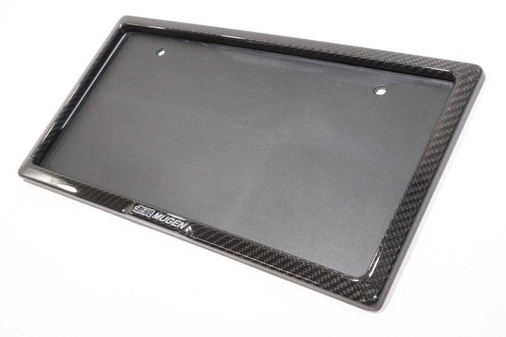 MUGEN / 71146-XG8 -K4S0 Carbon Fiber License Plate Garnish (Dry Carbon Fiber) Part Number: 71146-XG8-K4S0