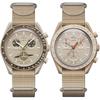 [Ocdin] 20mm Watch Band Omega X Swatch for Omega X Swatch Omega and Swatch Speedmaster Moon Swatc...
