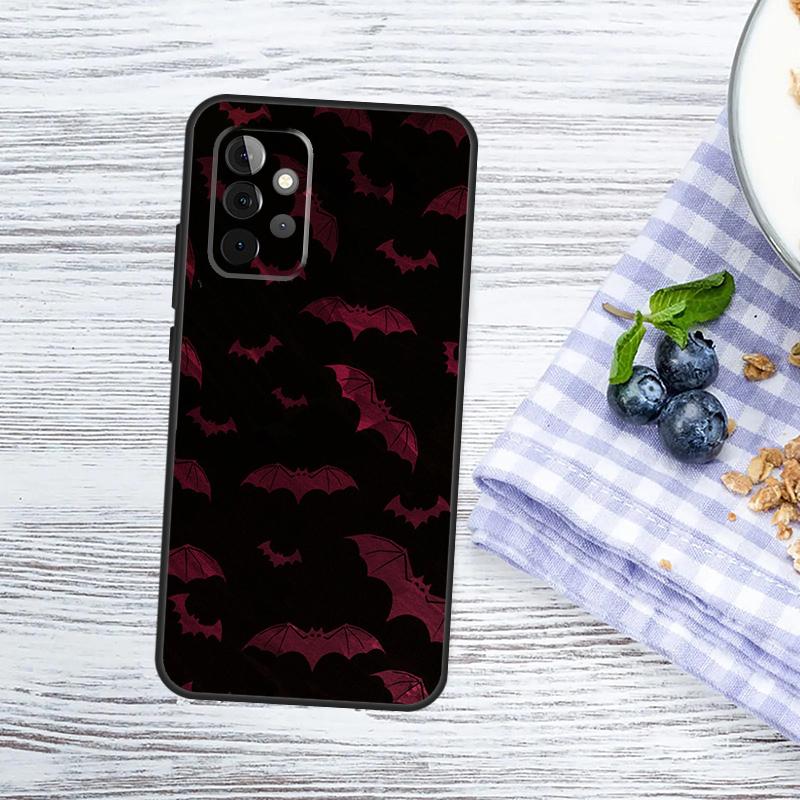 Goth Vampire Bat Gothic Case For Samsung Galaxy A54 A34 A14 A56 A36 A16 A06 A13 A53 A12 A22 A32 A52 A35 A17 A15 A55
