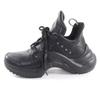 Ausgezeichnete LOUIS VUITTON Sneaker Arclight Linie schwarzes Leder Damen 41 Gebraucht